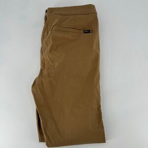 Hollister California Skinny Chino Men Pants W32 L32 Tan Epic Flex